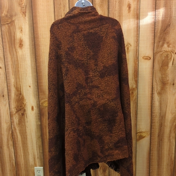 Modcloth Rust Brown Blanket Scarf Shawl NWT - Picture 4 of 5